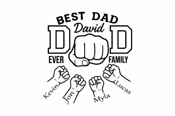 Best Dad Family Fist Bump: A Design for Modern Connection