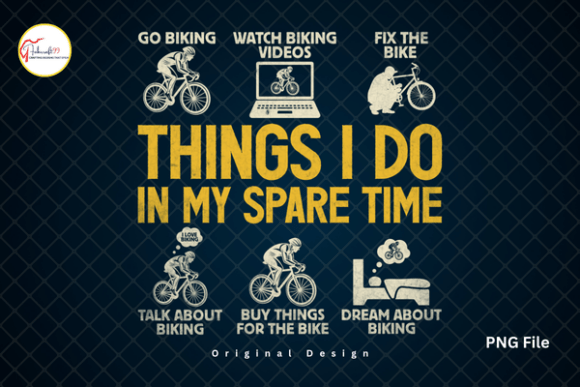 Biker Humor & Vintage Cycling PNG for Creative Design