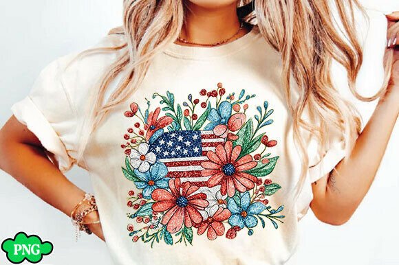 Boho Patriotic PNG: A Fresh Take on American Design Assets