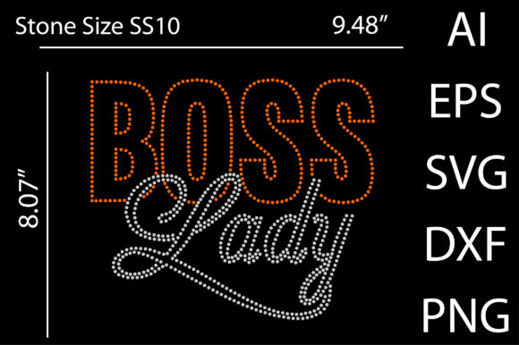 Boss Lady Rhinestone Templates: Elevate Your Design Assets