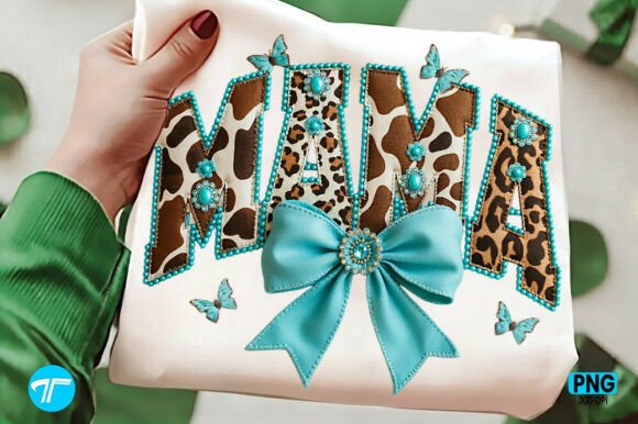 Coquette Mama PNG: Leopard Mothers Day Design for Creators