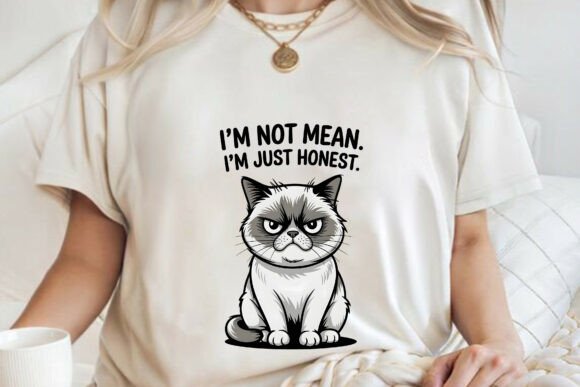 Funny Vintage Cat Attitude PNG: A Designer's Playful Asset
