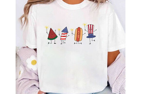 Patriotic Doodle PNG, Firework PNG, USA