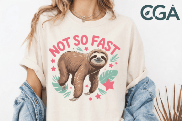 Sloth Not So Fast Tropical PNG: A Design Asset for Modern Brands
