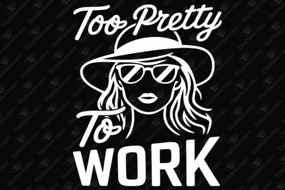 Too Pretty to Work: Sassy Fashionista Design for Modern Brands